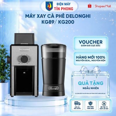 Máy xay cà phê DeLonghi KG89/ KG200 - Hàng chính hãng - Bảo hành 12 tháng.