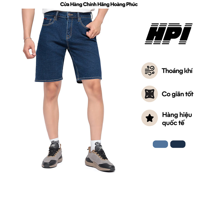 Quần Short Jean Nam ECKO UNLTD. Dáng Suông Cotton Pha Co Giãn Thoáng Mát IF25-05067