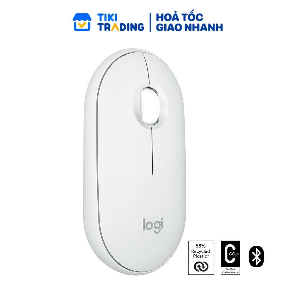 [HỎA TỐC] Chuột Bluetooth Logitech Pebble Mouse 2 M350s - Hàng chính hãng