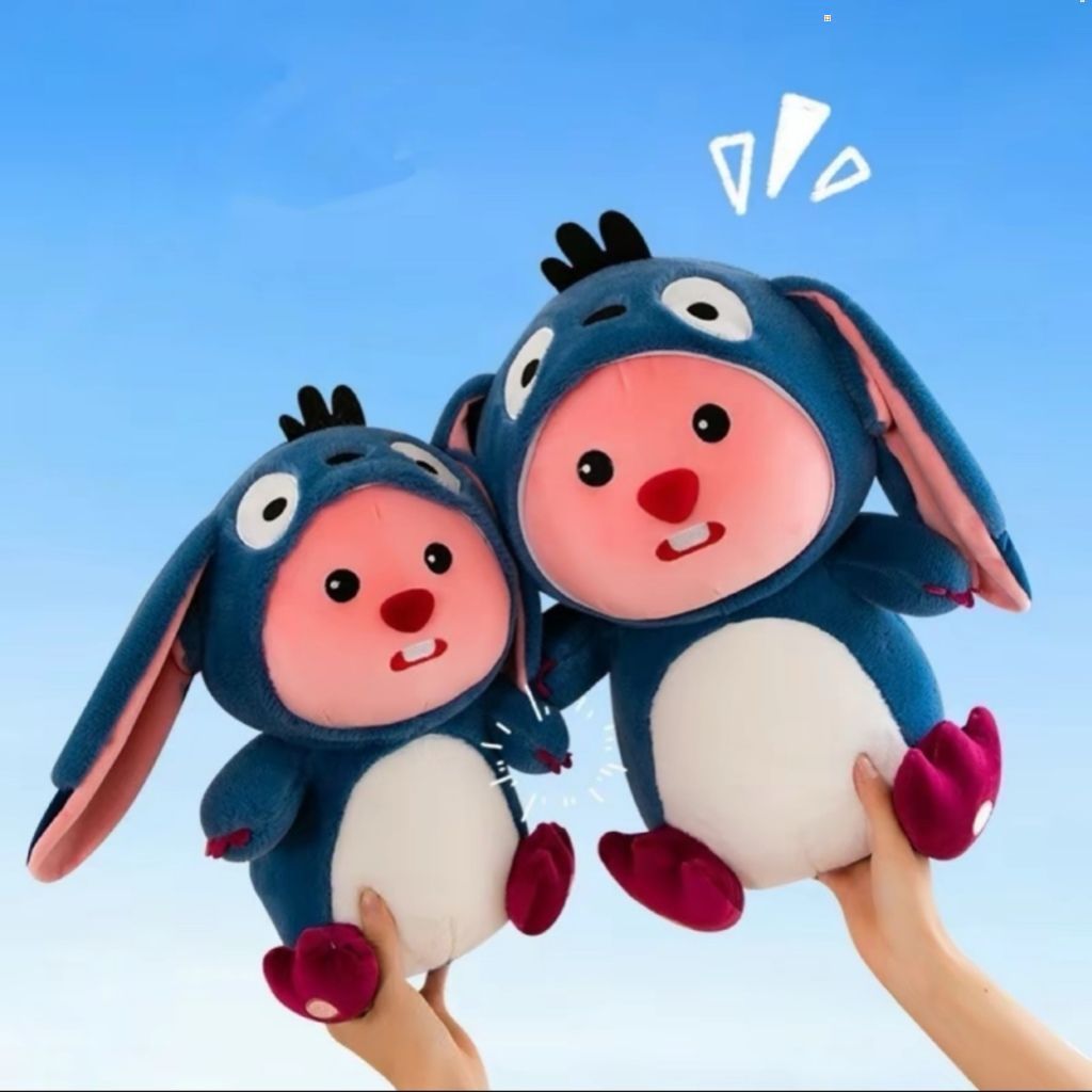 Gấu Bông 346  Gấu Bông Loopy Stitch Capybara Cao Cấp - Thú Nhồi Bông Loopy Cosplay