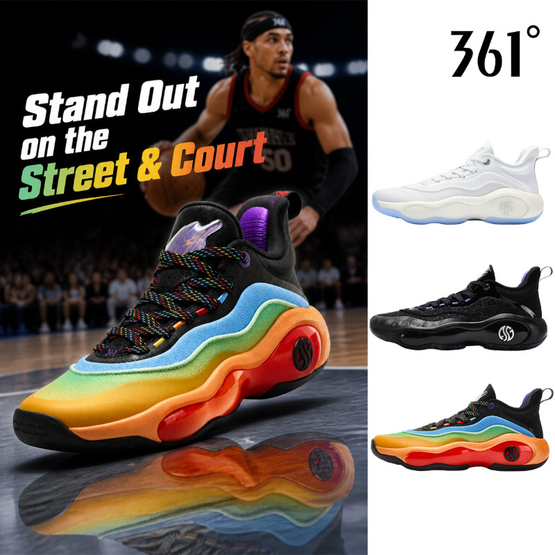 361° Giày Bóng Rổ Aaron Gordon Mới 2026 Nhẹ Đàn Hồi Tốt Bền Chống Trơn Cho Tiền Phong Hậu Vệ