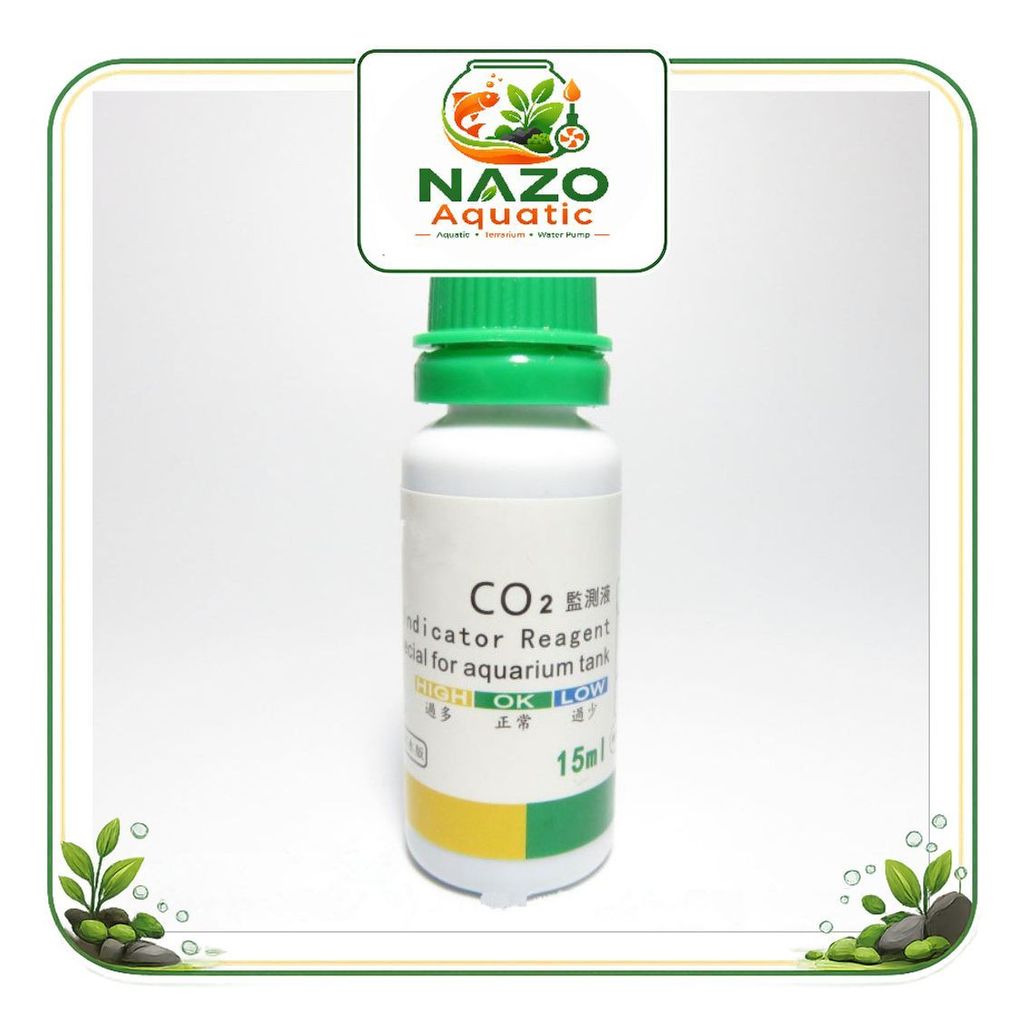 Dung Dịch Test CO2 Cho Bể Thuỷ Sinh | Dung Dịch Thay Thế Cho Bộ CO2 Drop Checker NAZO Aquatic
