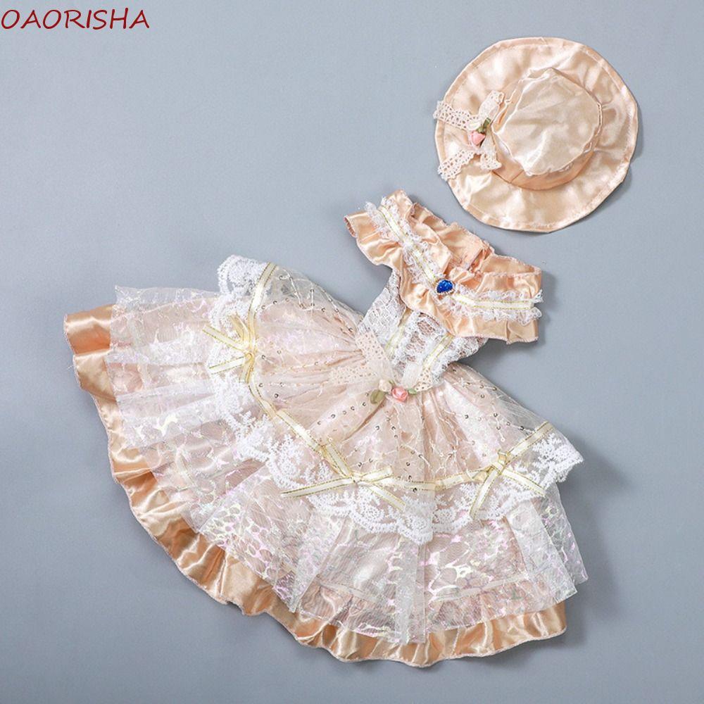 OAORISHA 1 / 3 Quần áo búp bê BJD, Váy treo công chúa cổ điển đẹp mắt 60cm, Váy bé gái Đồ chơi DIY T