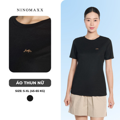 Áo Thun Basic Nữ Tay Ngắn Ninomaxx 2509015