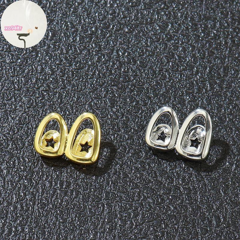 XOITR Hip Hop Ngôi Sao Rỗng Răng Grillz Răng Trang Trí Răng Mũ Fangs Nha Khoa Nướng Cho Nữ Trang Sức
