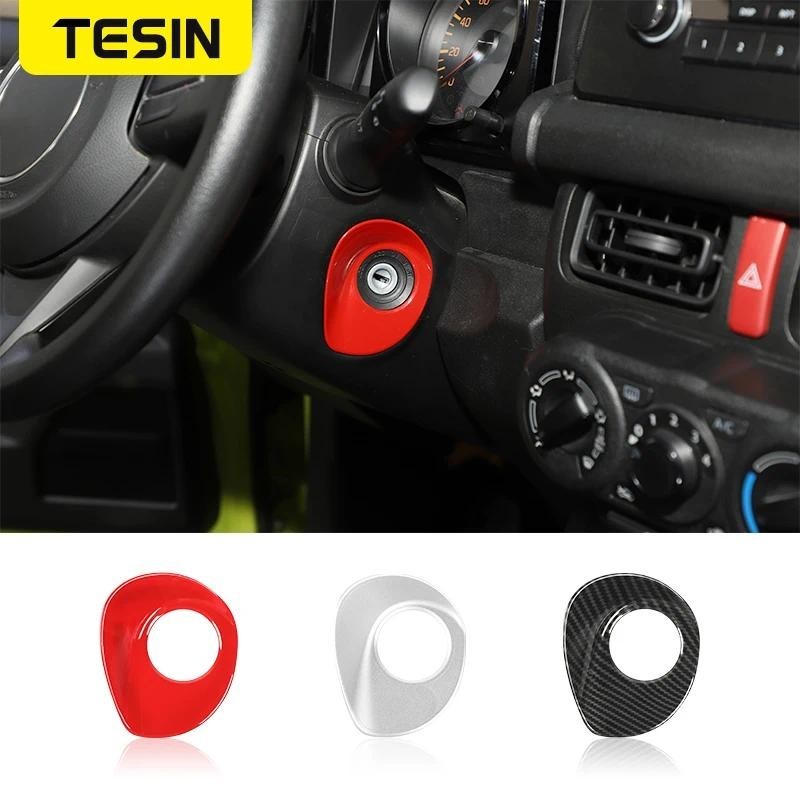 TESIN Nội Thất Mouldings Cho Suzuki Jimny 2019 + Chìa Khóa Ô Tô Lỗ Đánh Lửa Công Tắc Dán Trang Trí C