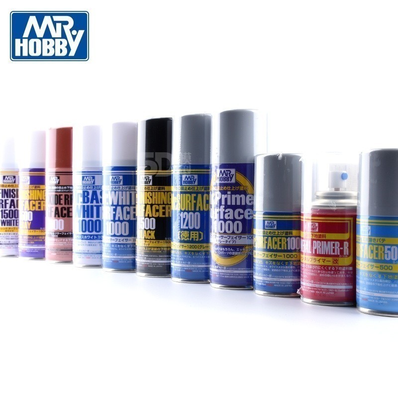 Bình Xịt Sơn Lót Mô Hình Mr Hobby Primer Spray B504–B529 / B611–B614 – Sơn Lót Dụng Cụ Mô Hình - Gun