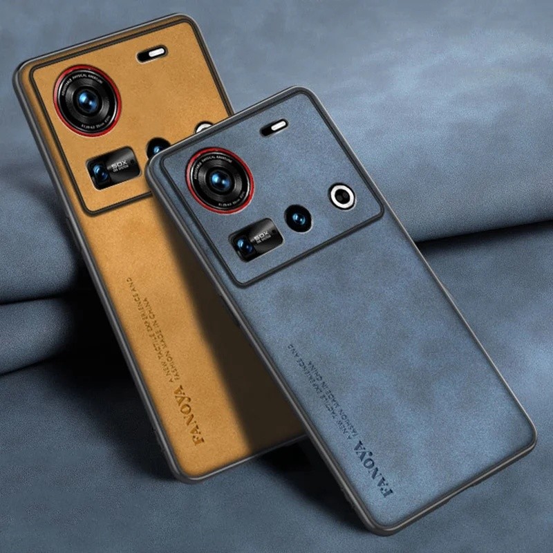 Dành Cho Nubia Z70 Ultra Ốp Lưng Da PU Sang Trọng Ốp lưng ZTE Nubia Z70 Ultra 5G Ốp Lưng Silicon Chố