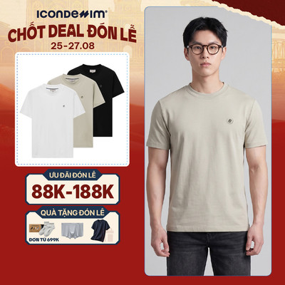 Áo Thun Nam ICONDENIM Flux Form Regular ATID0596