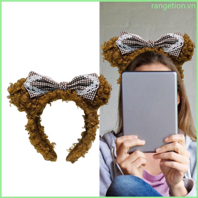 RAN Furry Animal Ear Headband COSPLAY Halloween Dark Anime Nhập Vai