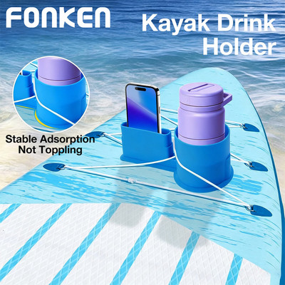 Fonken Ngoài Trời Thể Thao Dưới Nước Lướt Sóng Kayak Giá Đỡ Điện Thoại Cốc Uống Điện Thoại Gắn
