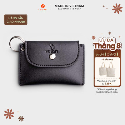 Ví Yuumy (Thời trang nữ nắp gập cỡ nhỏ - Ví móc khóa da Seasand YMK14)