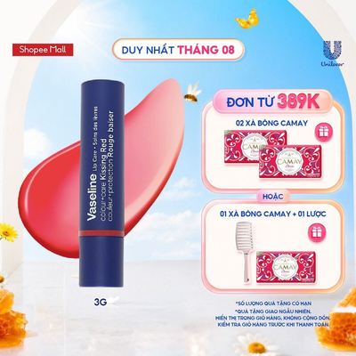Son dưỡng môi Vaseline Colour+Care Kissing Red (Đỏ) 3g