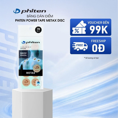 Băng Dán Hỗ Trợ Cơ Phiten Power Metax Disc - Phiten Power Tape Metax Disc