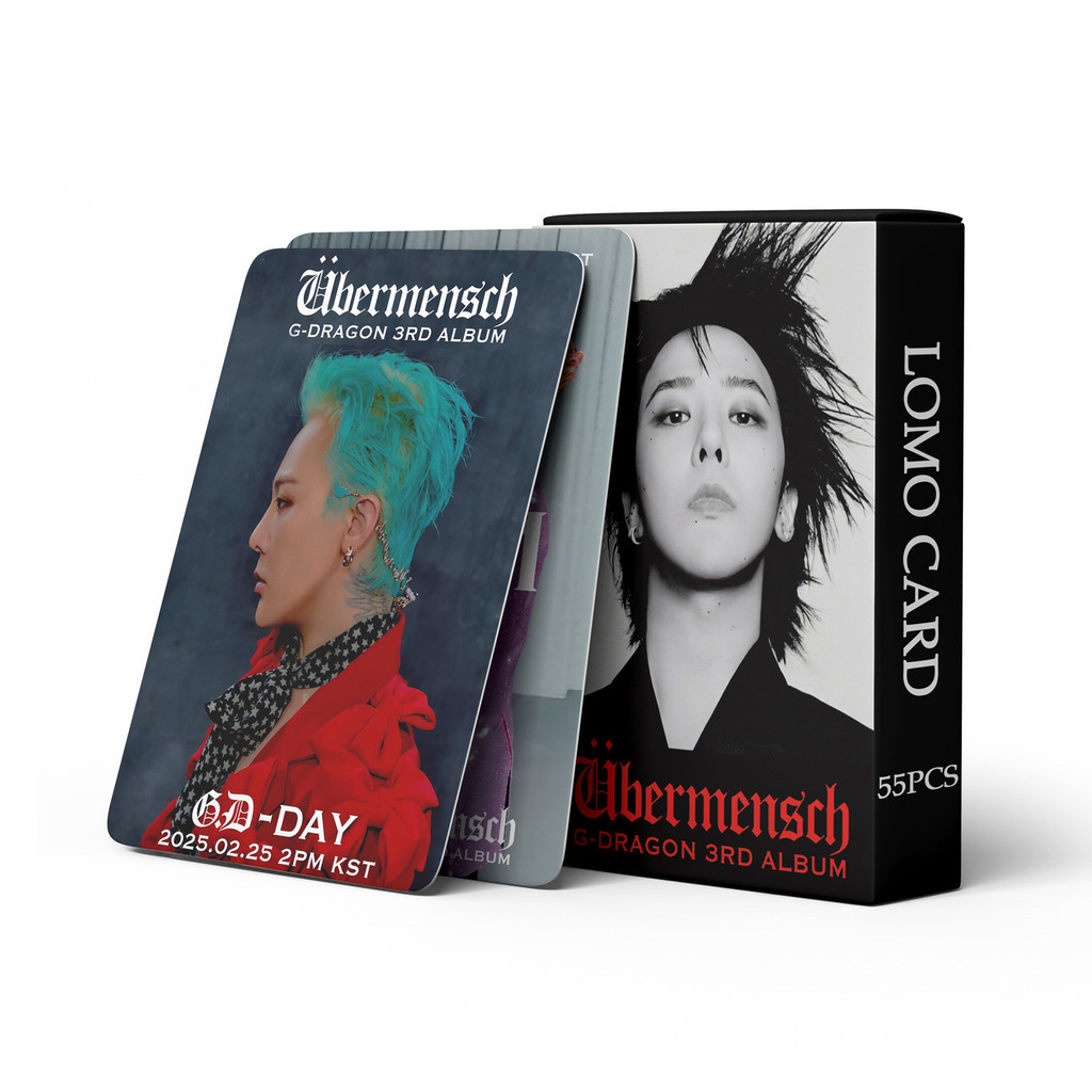 55 BIGBANG Kwon Ji-Dragon Album bermensch Cards Star Merchandise LOMO Photocards