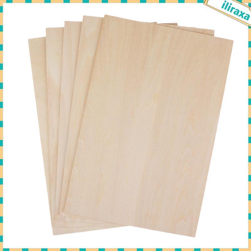 10 Miếng Bảng Gỗ Chưa Hoàn Thành Tấm Gỗ Bảng Basswood Cho Mini