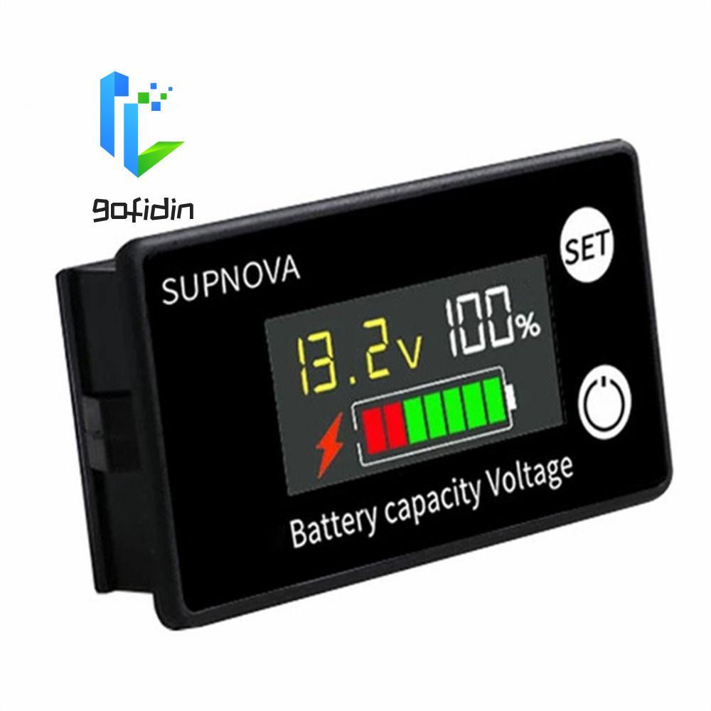 Máy kiểm tra pin GOFIDIN DC LCD kỹ thuật số 8V-100V