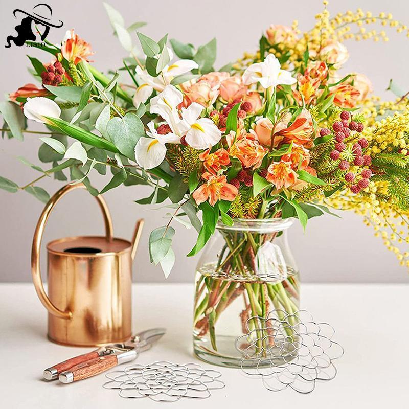 LISHU Xoắn Ốc Ikebana Thân Giá Đỡ Xoắn Ốc Ikebana Thân Giá Đỡ Cho Bình Hoa Sắp Xếp Xoắn Ốc Thân Giá 