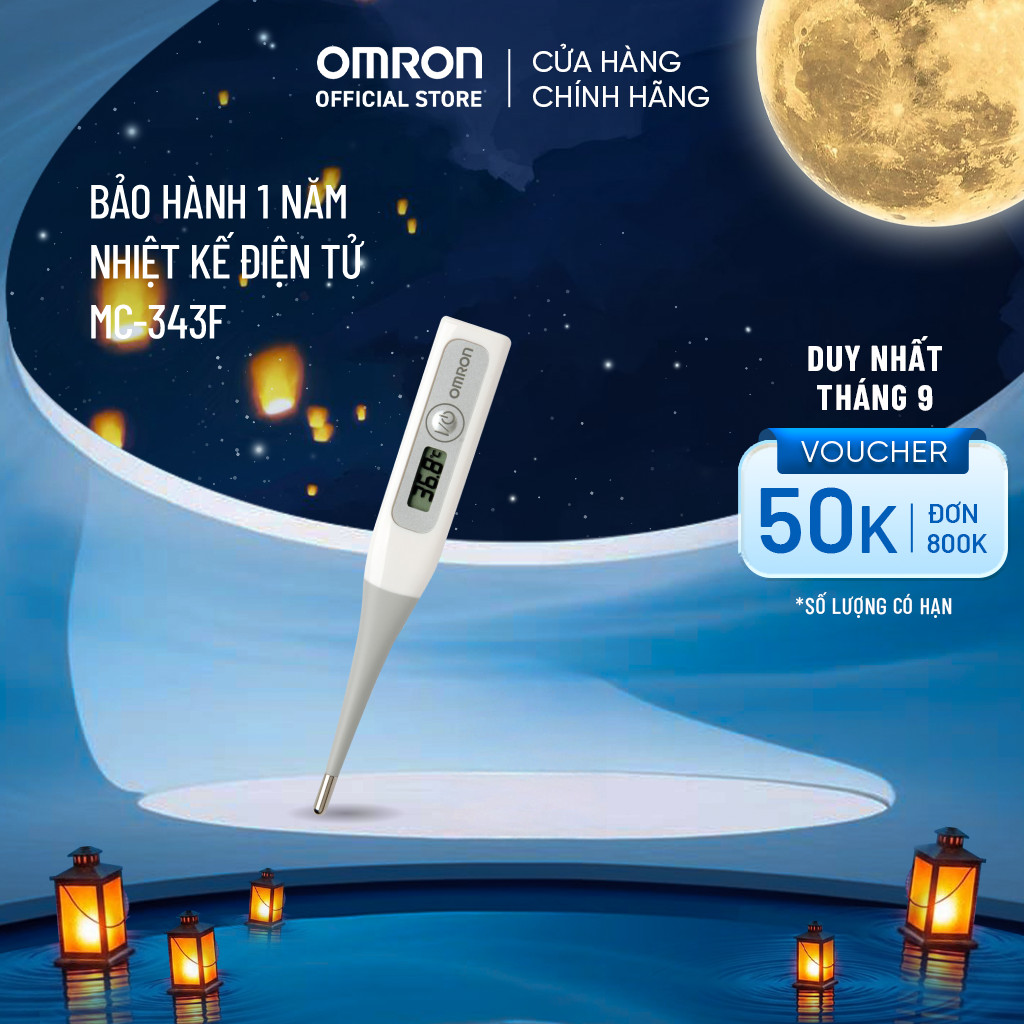 Bảo hành 1 Năm - Nhiệt kế điện tử Omron MC-343F