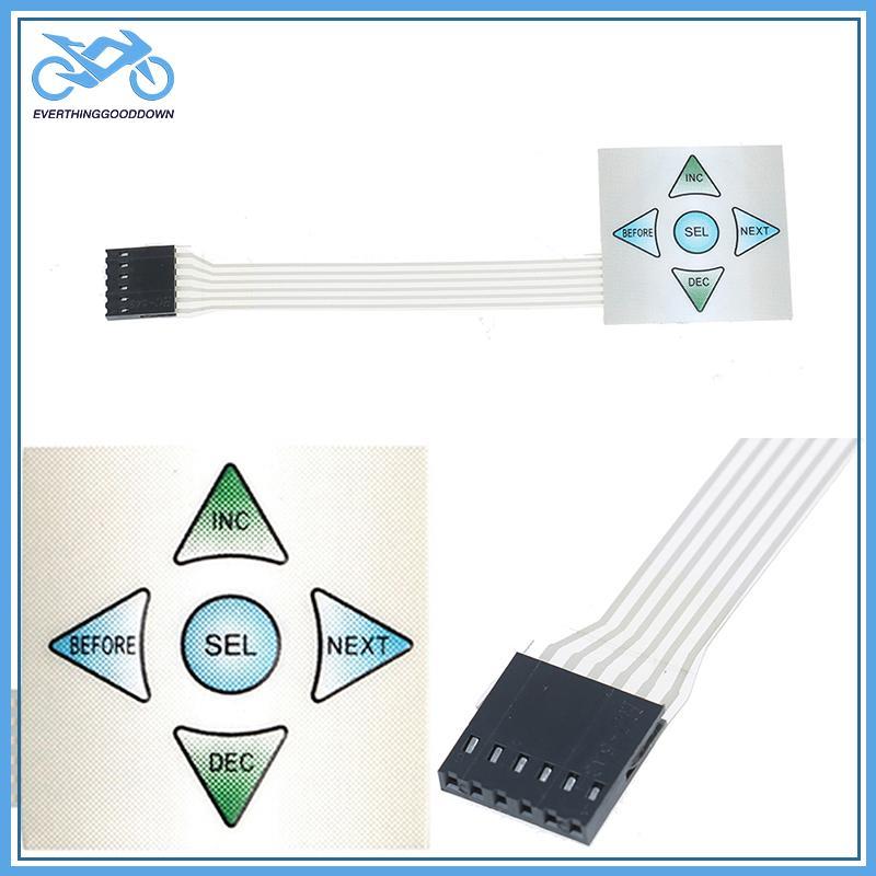 EVER 5 phím Ma trận mảng 1x5 màng chuyển đổi bàn phím bàn phím bảng điều khiển 40 * 40mm TH