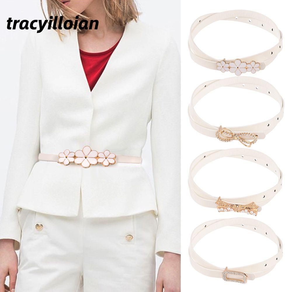 Thắt lưng nữ TRACEILLOIAN eo cao Morden PU