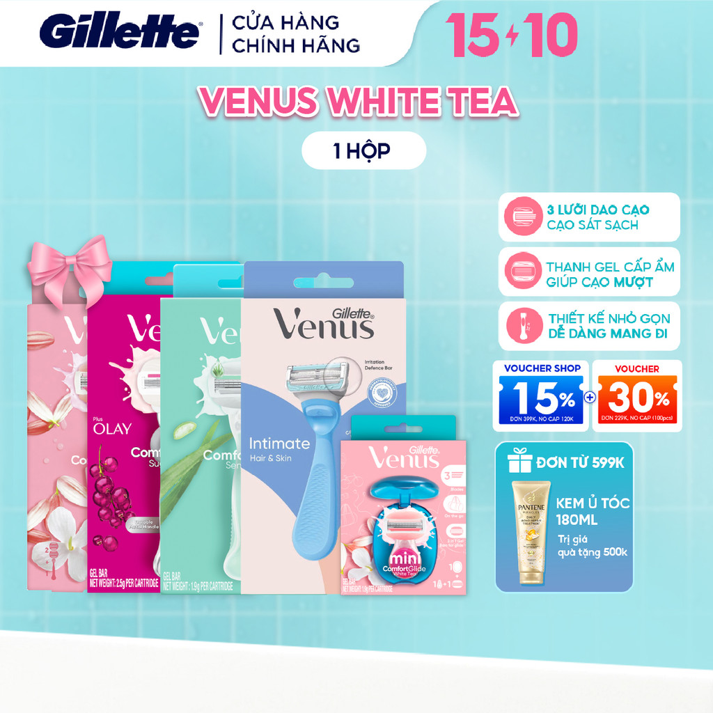 Dao Cạo Nữ/ Lưỡi Dao Cạo GILLETTE Venus White Tea