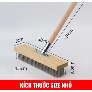 CHỔI SẮT CỌ RỬA RONG RÊU  ĐA NĂNG , VẬT DỤNG HỮU ÍCH CHO GIA ĐÌNH 30CM (khotrangmon)
