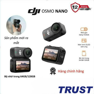 DJI Osmo Nano Action Camera 4K Nhỏ Gọn Chống Rung 64g/128g  - Chính Hãng