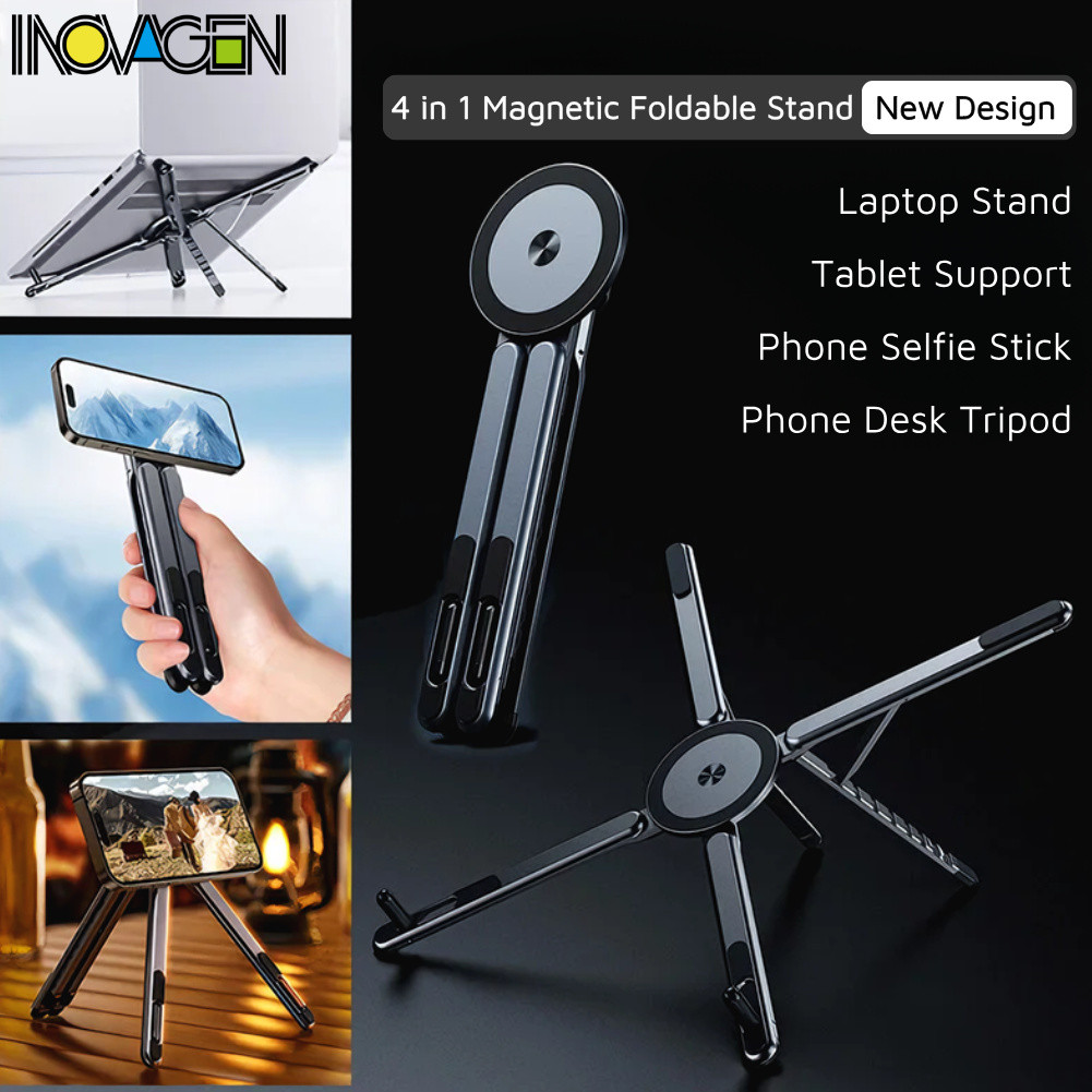 Giá đỡ điện thoại từ tính,Selfie điện thoại,máy tính xách tay di động INOVAGEN, du lịch có thể gập l