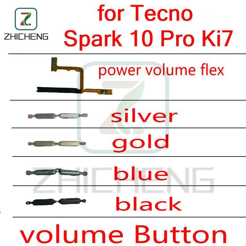 Dành Cho Tecno Spark 10 Pro Ki7 Nút Nguồn Flex Tăng Âm Lượng Nút Flex