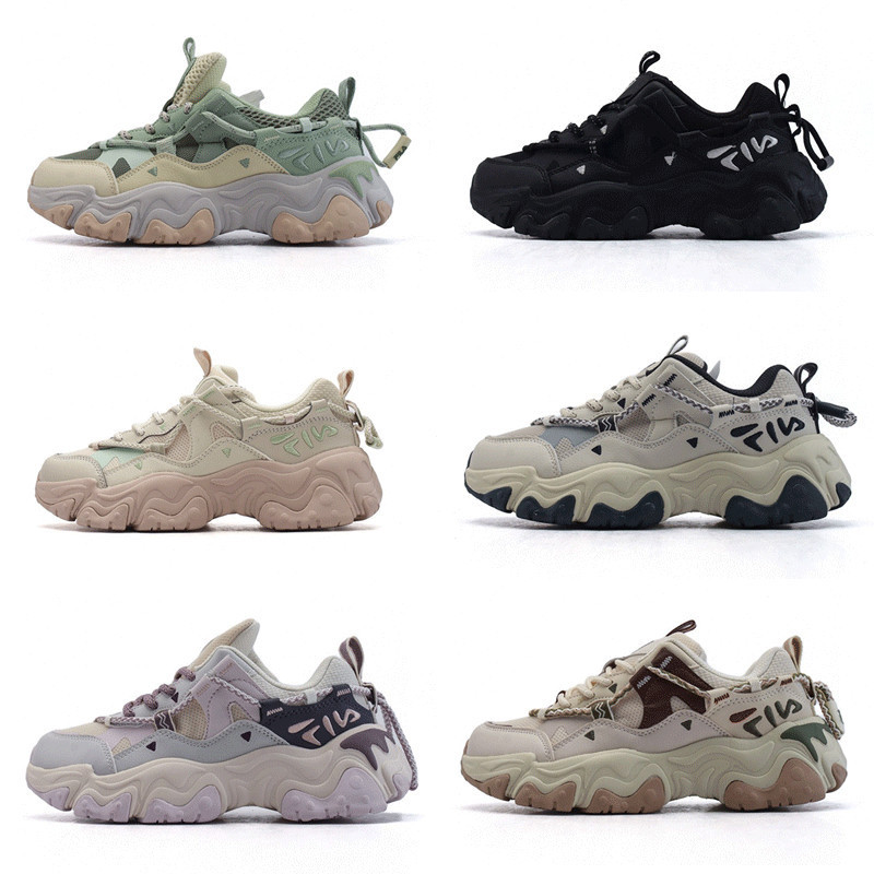 Fila / Fila Giày Nữ 2023 Chính Thức Phong Cách Mới Thoáng Khí Mèo Móng Vuốt Giày Bố Giày Thời Trang 