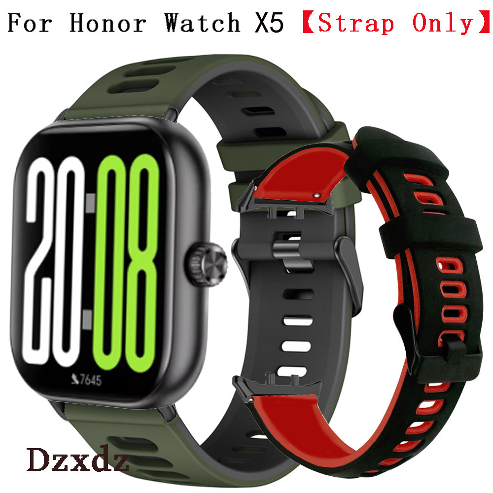 Honor Watch X5 Dây Đeo Đồng Hồ Cho Honor Watch X5 Đồng Hồ Thông Minh Silicon Dây Đeo Tay Vòng Tay Ph