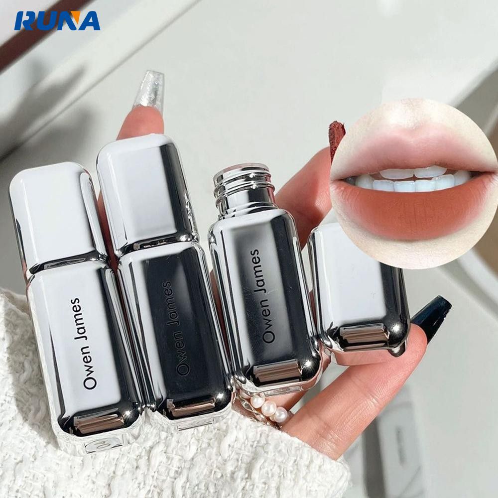 Son bóng Owen James Velvet Matte lâu trôi Son bóng trang điểm Son bóng sạc ❤ TIKTOK Hot Cosmetic
