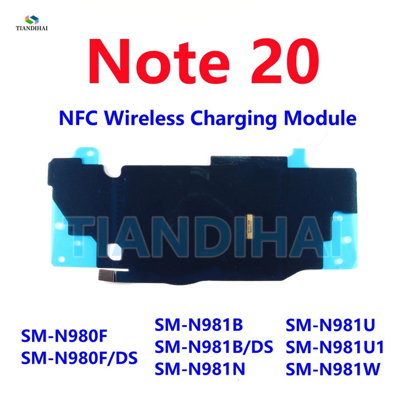 Note20 NFC Mô-đun sạc không dây Bảng sạc Cuộn dây Chip Cáp mềm cho Samsung Galaxy Note 20 N980F N981