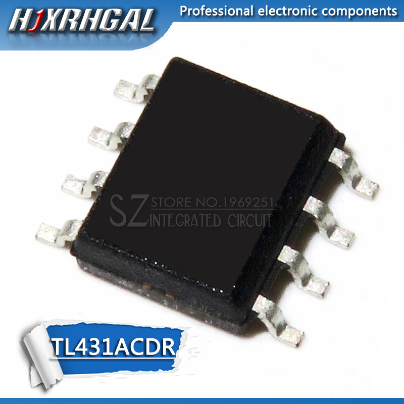 Miễn phí shippin 10 cái / lốc 431AC TL431ACDR TL431 điện áp tham chiếu SOP8 SMD quản lý p mới nguyên