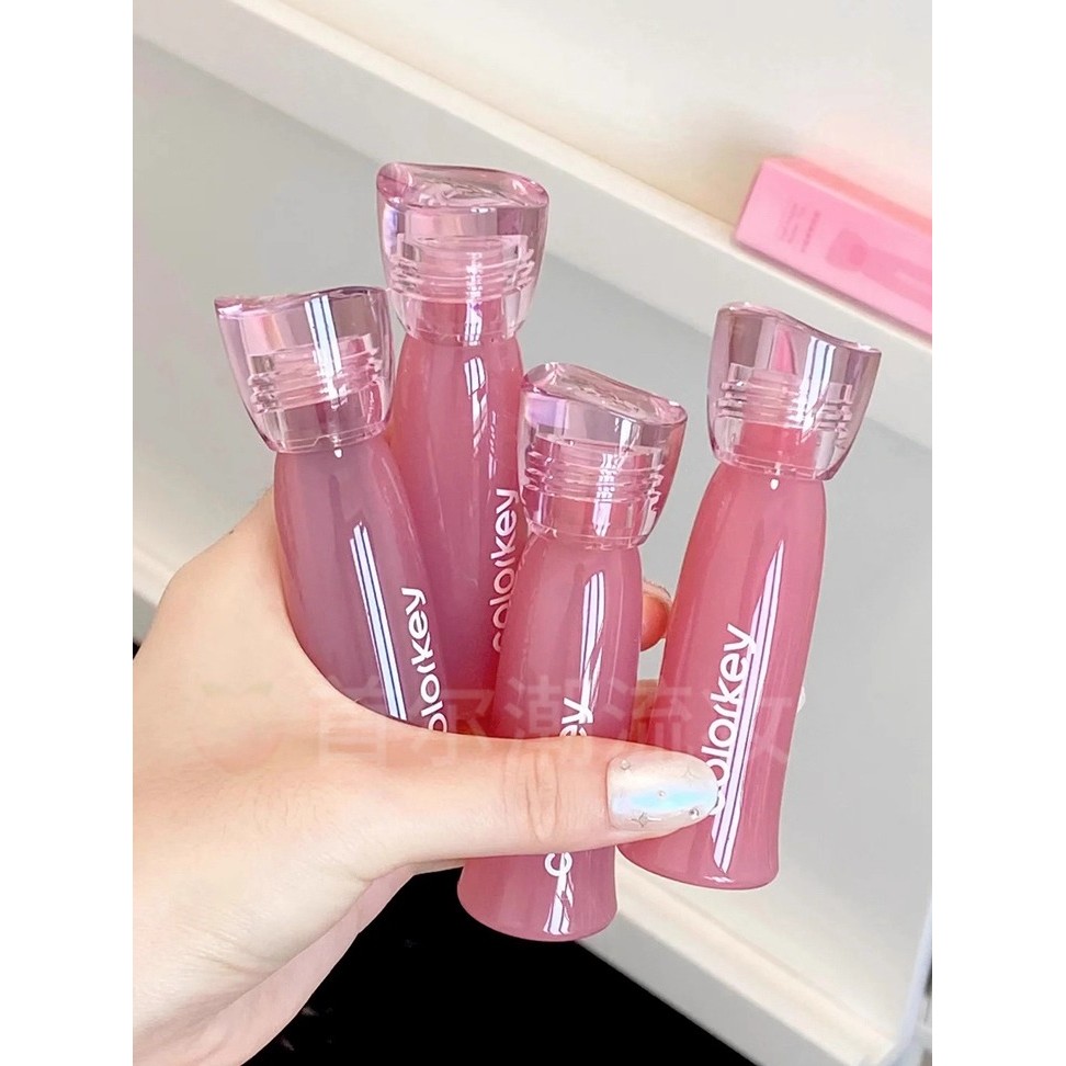 Colorkey Colorkey Water Mist Lip Gloss P307 Nâng cấp Water Gloss Matte Lip Gloss Lip Gloss Làm trắng