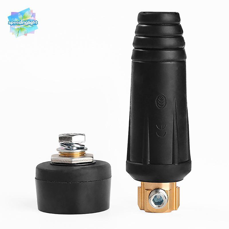 Đầu nối cáp hàn DKJ10-25, Lắp nhanh nam / nữ