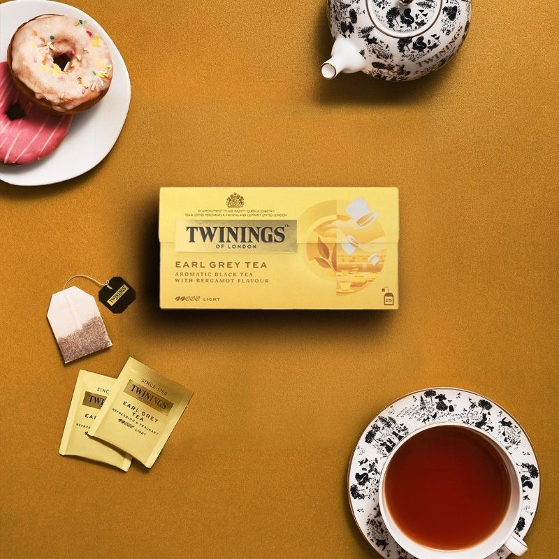 Anh TWININGS TWININGS Trà đen xám Tiếng Anh Bữa sáng Darjeeling Túi trà đen Túi Bột trà đen 7.3v