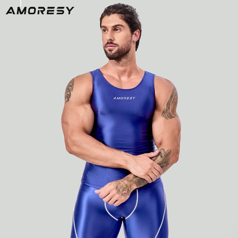 Cùng Ngày Giao Hàng AMORESY Uranus Series Màu Sắc Phù Hợp Với Thời Trang Spandex Skinny Thể Thao Hur