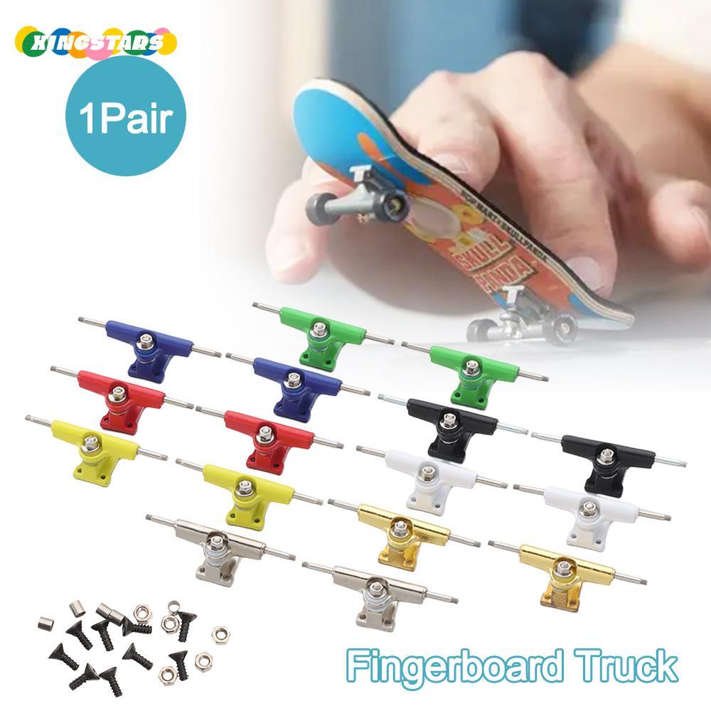 XINGSTARS 1 Cặp Giá đỡ sàn chịu lực, với các loại hạt Đồ chơi sở thích Bộ sưu tập Fingerboard Truck,