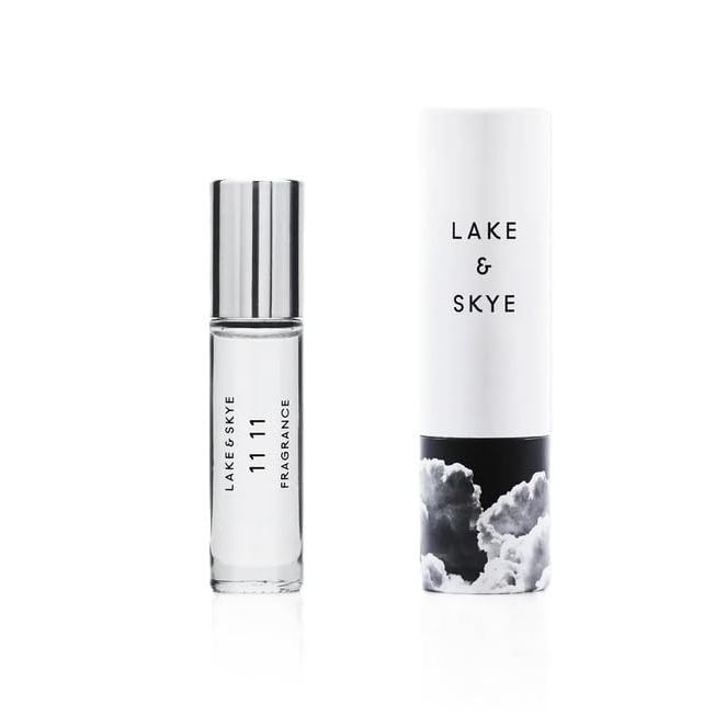 Nước hoa Rollerball dầu thơm Lake & Skye 11 11, Hương thơm da đặc trưng với hổ phách trắng, 0,33 fl 