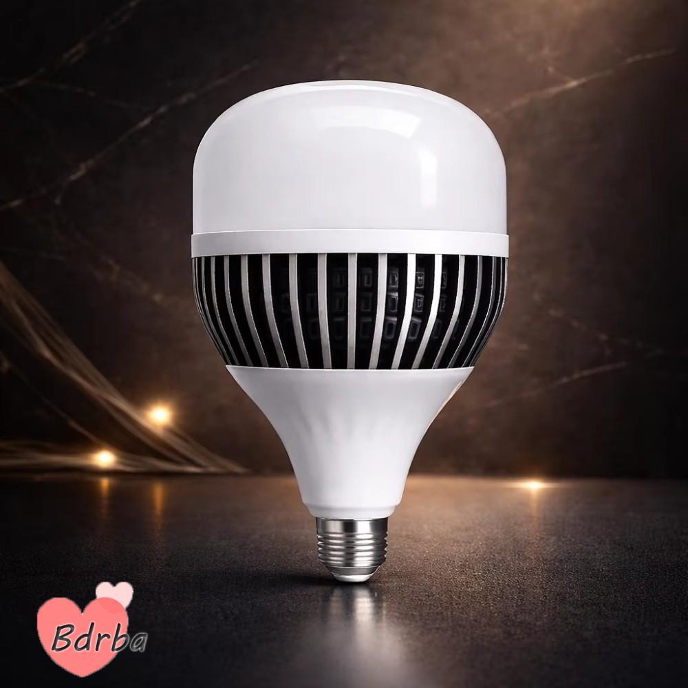 Đèn siêu sáng BDRBA, Bóng đèn LED E27 cỡ lớn công suất 100W, Đế điện áp 220V di động E27 Đế đèn LED 