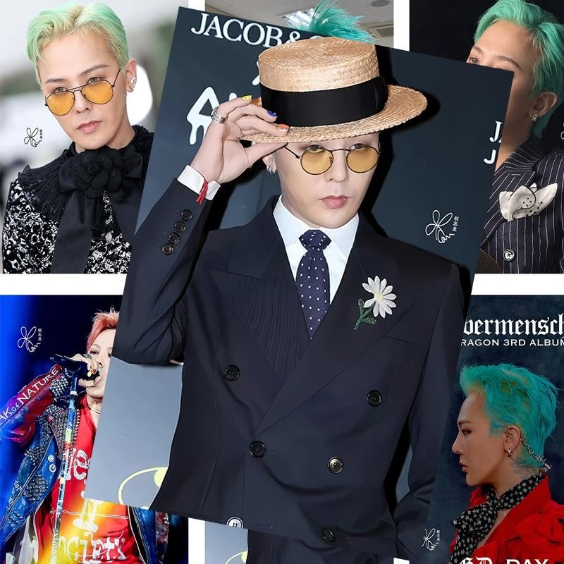 G G G-Dragon Poster 2025 BIGBANG HD Ảnh Hàng Hóa Phòng Giấy Dán Tường Ký Túc Xá Dán Tường Giấy Dán T