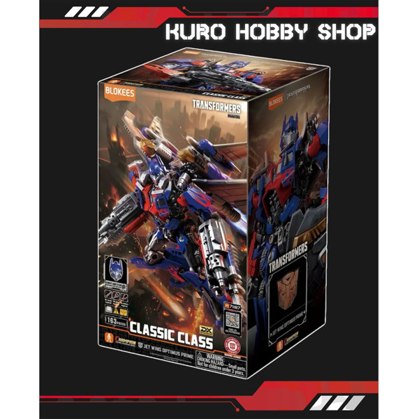 BLOKEES Transformers Classic Class Jet Wing Optimus Prime - Mô hình lắp ráp Blokees