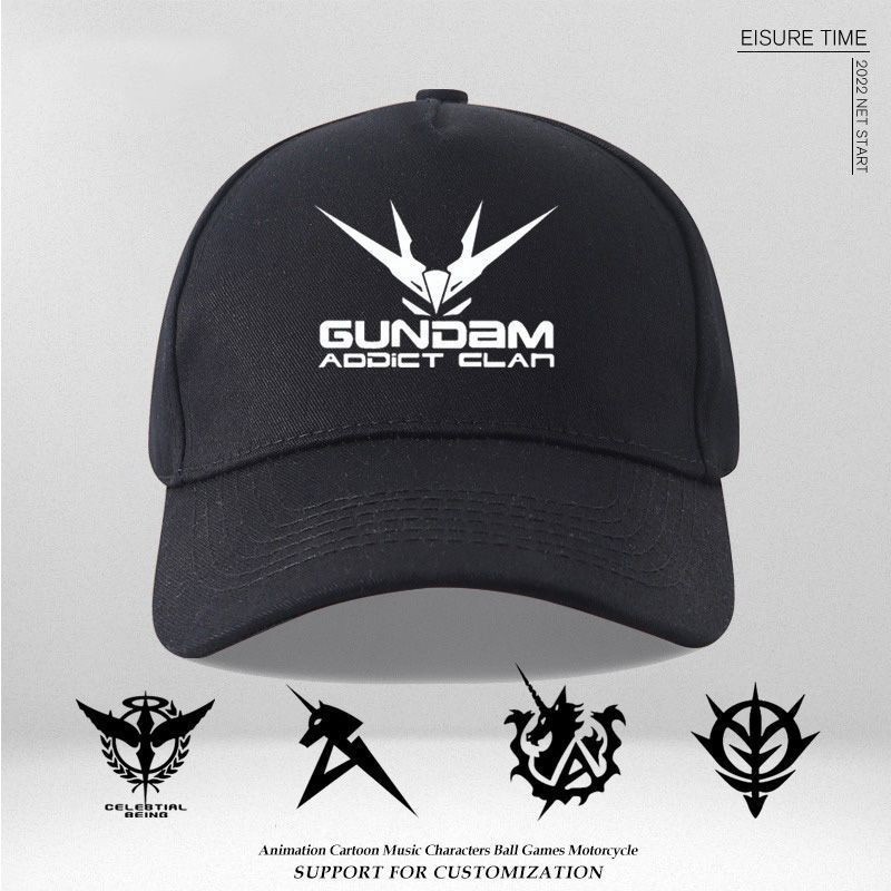 Haoyuan Gundam Mobile Suit Gundam 00 Unicorn Tiegu Mũ Bóng Chày Nam Thoải Mái Mũ Thể Thao Có Thể Điề