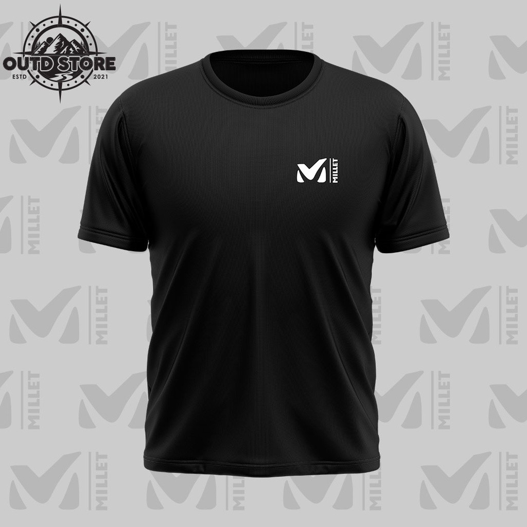 057 Va Millet Áo thun Baju Millet (áo thun sợi nhỏ) Áo thun ngoài trời Áo thun đi bộ đường dài