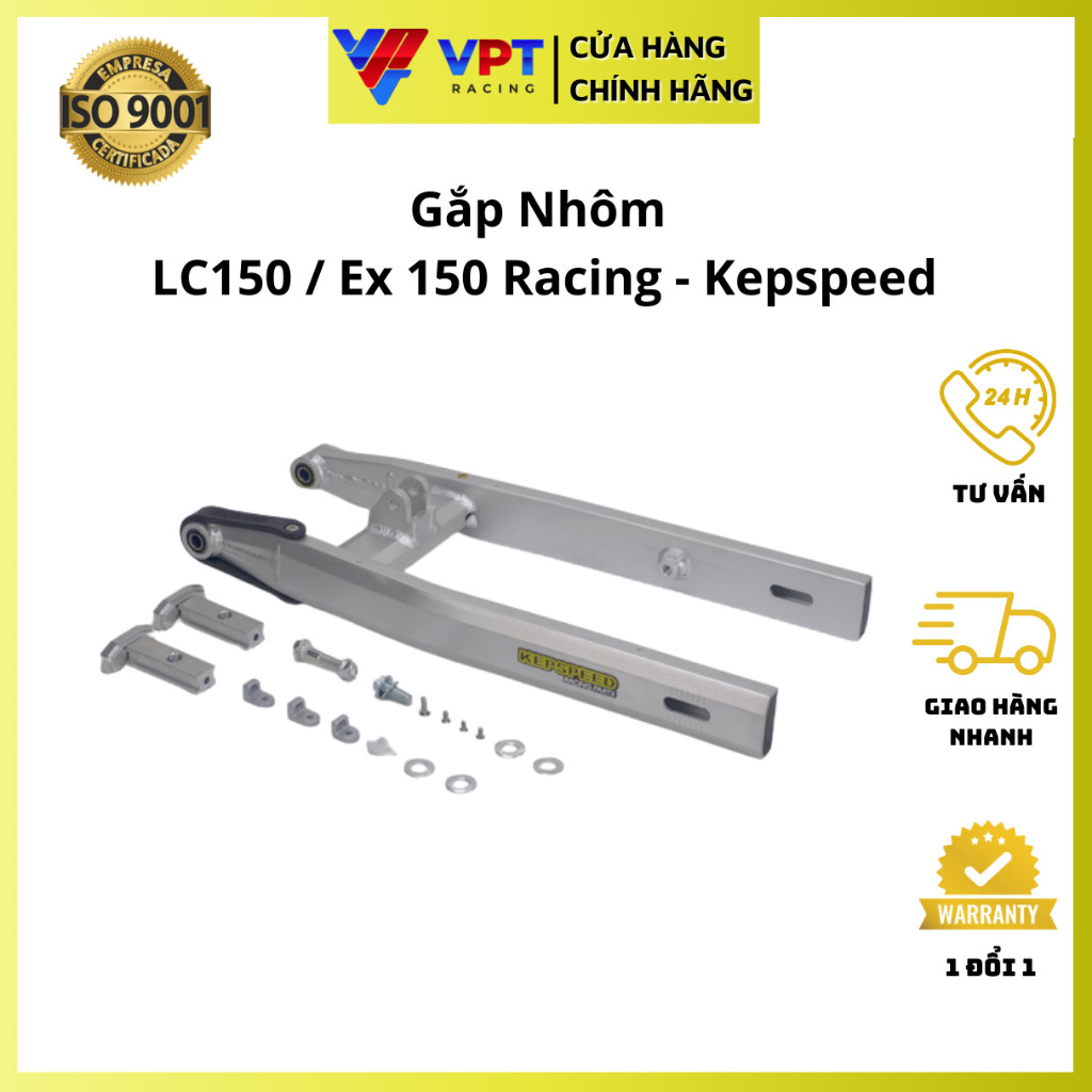 Gấp nhôm Exciter 150 | Gắp nhôm EX150 | Gắp Exciter 155, EX155 chính hãng Malaysia GN-EX150