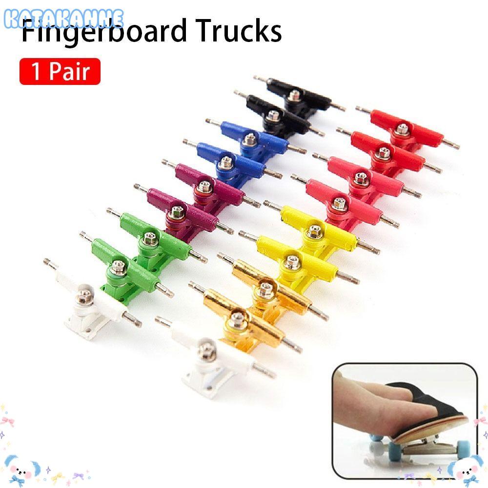 KATAKANNE 1 Cặp Giá đỡ sàn chịu lực, với các loại hạt Mô hình Fingerboard Truck, Đồ chơi Mini 32mm S