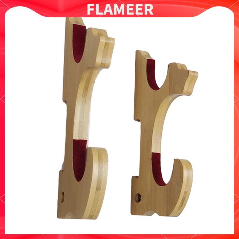 2 Miếng Thanh Kiếm Hiển Thị Đứng Treo Tường Thanh Kiếm Tre Đa Năng Nhung Đệm Móc Thích Hợp Cho Cospl
