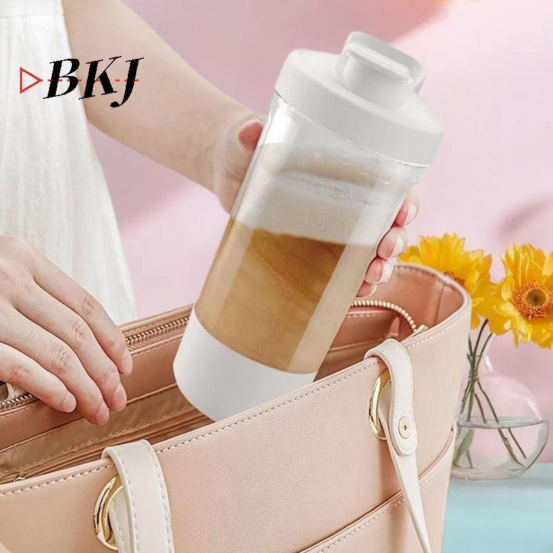 [KJ] Cốc khuấy cà phê có thể sạc lại USB di động 450ml dành cho phòng tập thể dục du lịch [Mới]